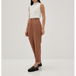 Love Bonito, Hazel Relaxed Fit Tailored Pants, Tan, 8